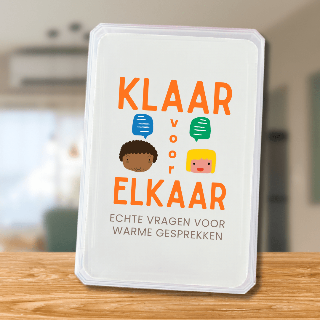kaartspel voor ouders en kinderen - klaar voor elkaar - klaar hammenecker